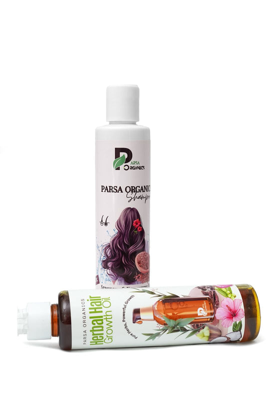 Parsa Organics Hair Oil + Shampoo Combo Deal